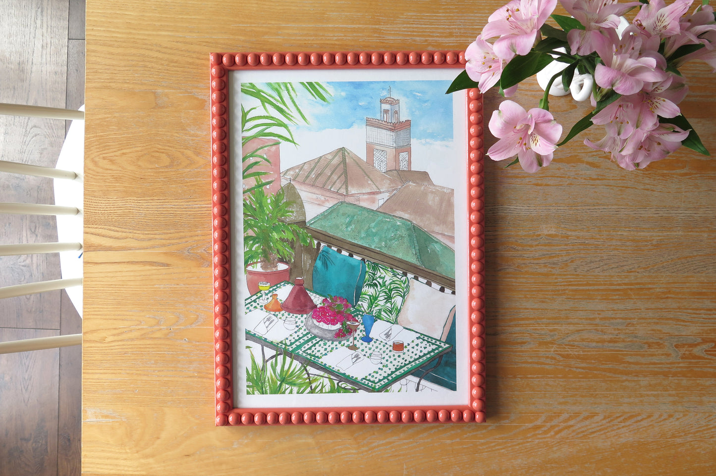 Morocco Hotel Rooftop Print