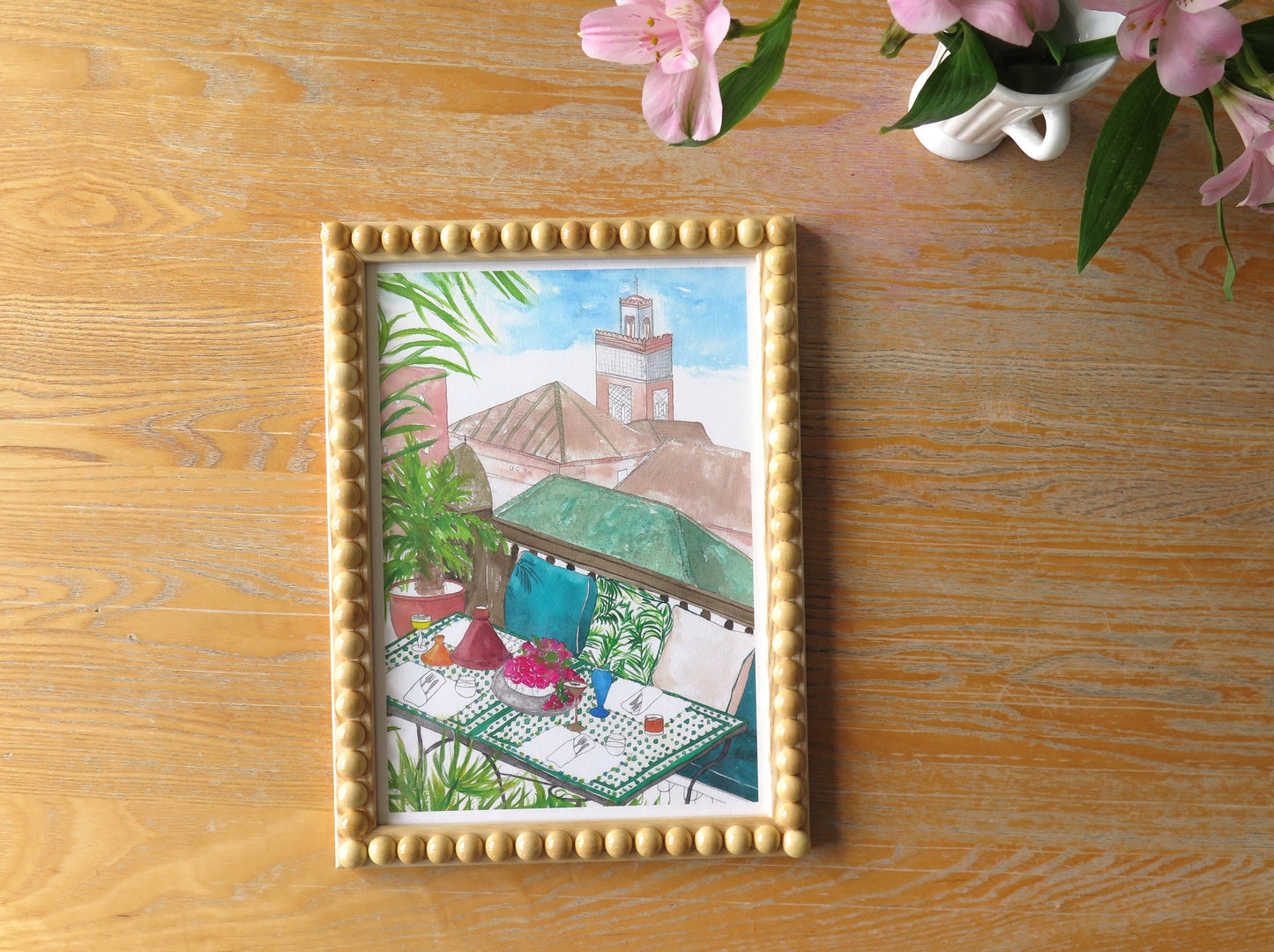 Morocco Hotel Rooftop Print