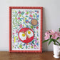 Eggs on Plate Art Print