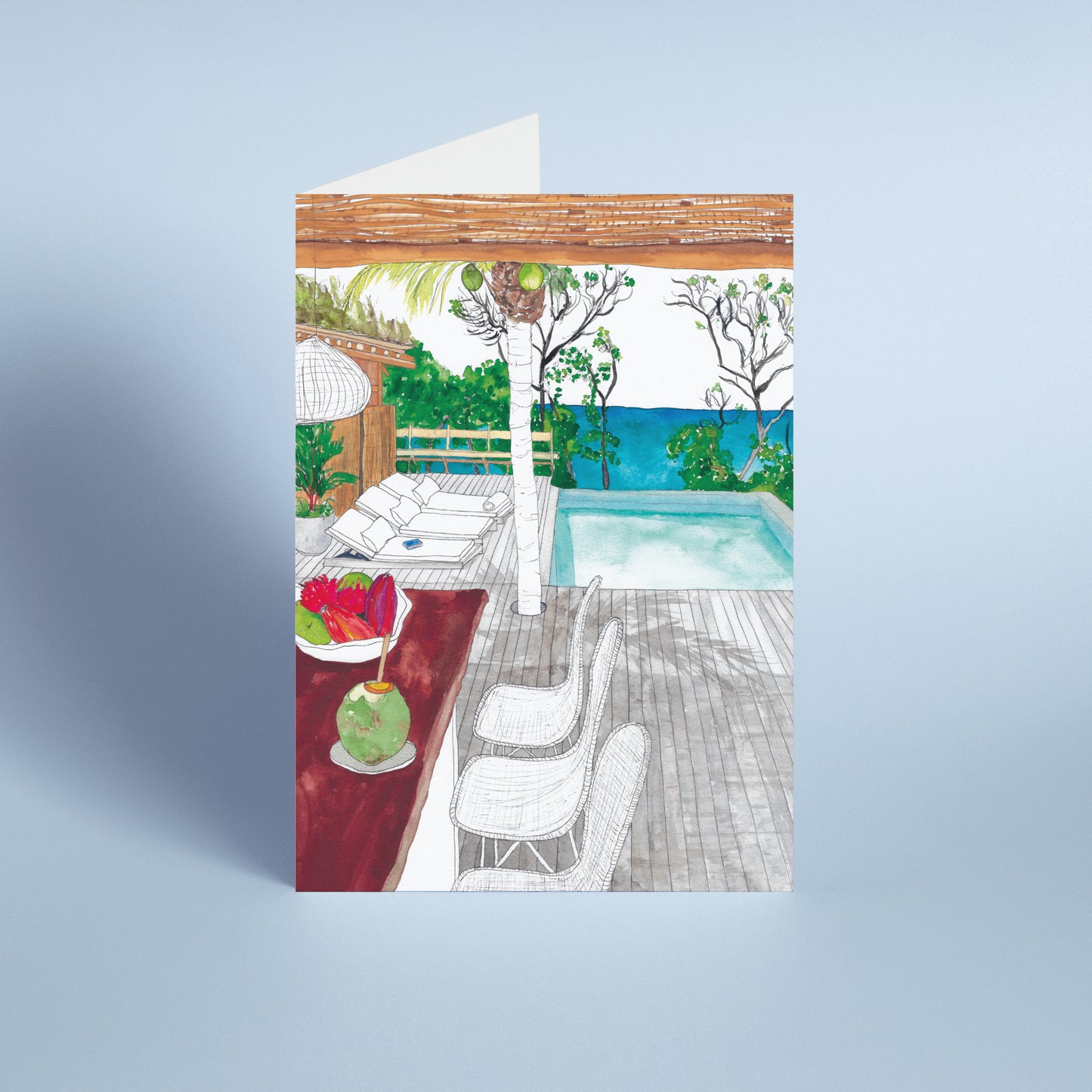 Beach Hotel Card