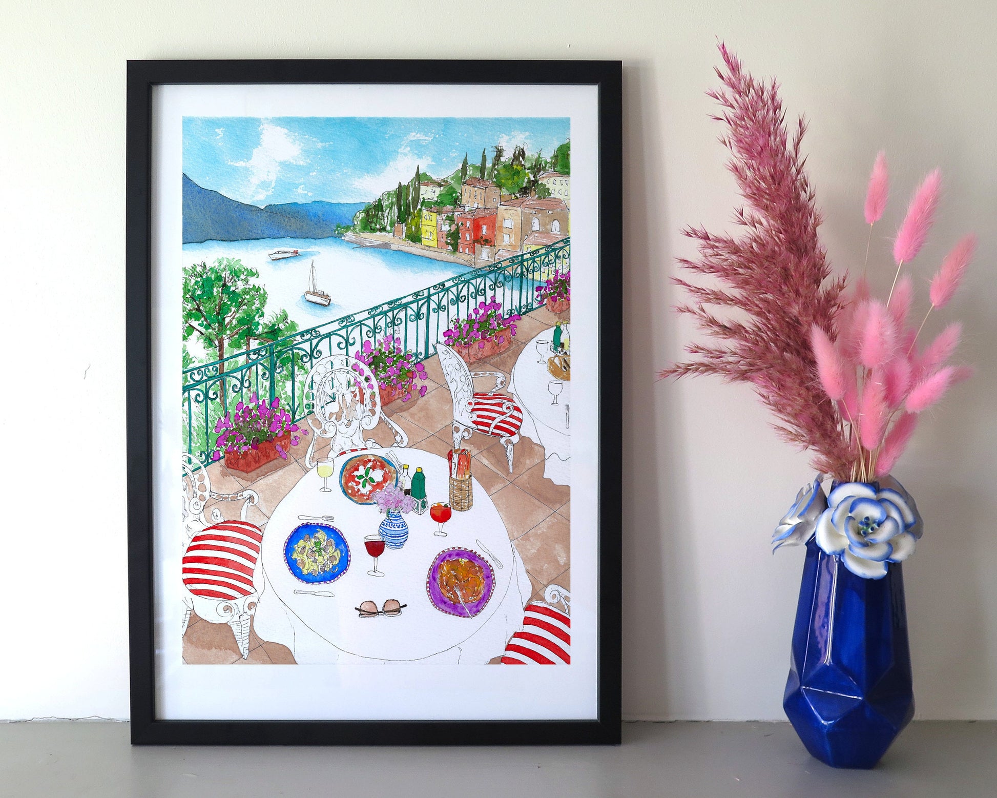 art print of italy