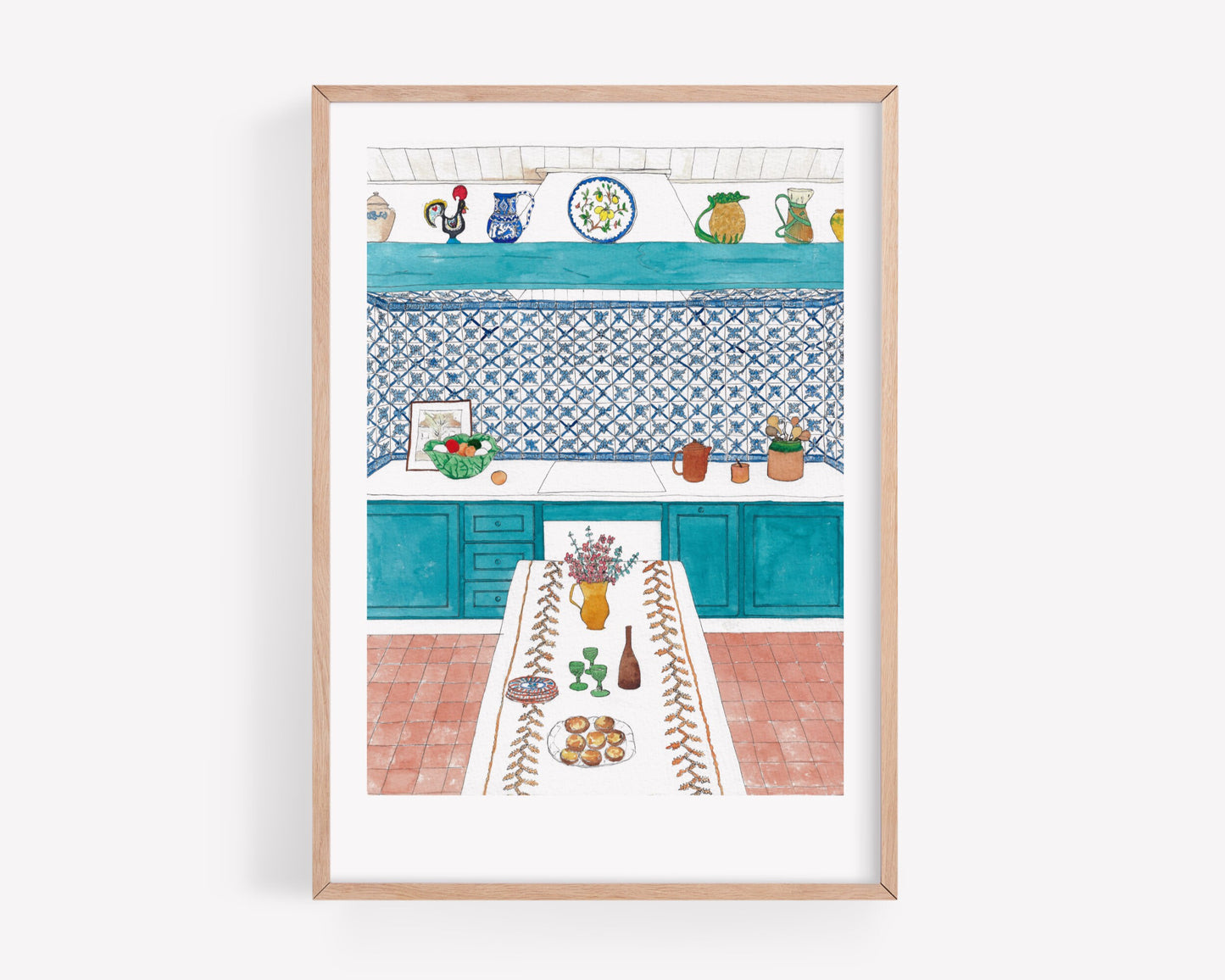 Portuguese kitchen art print