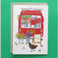 Birthday Flower Truck Card