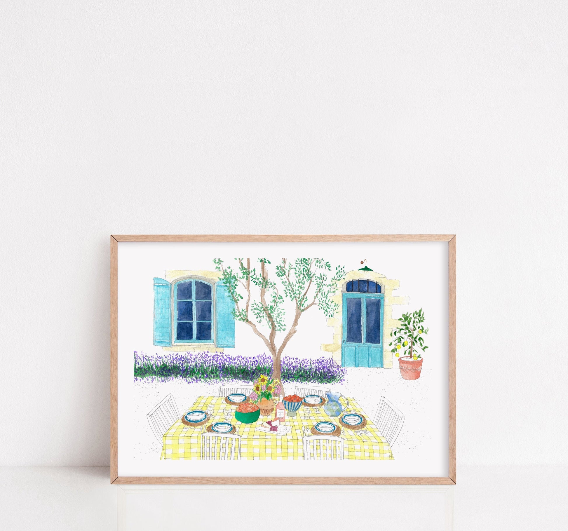 French provence art print