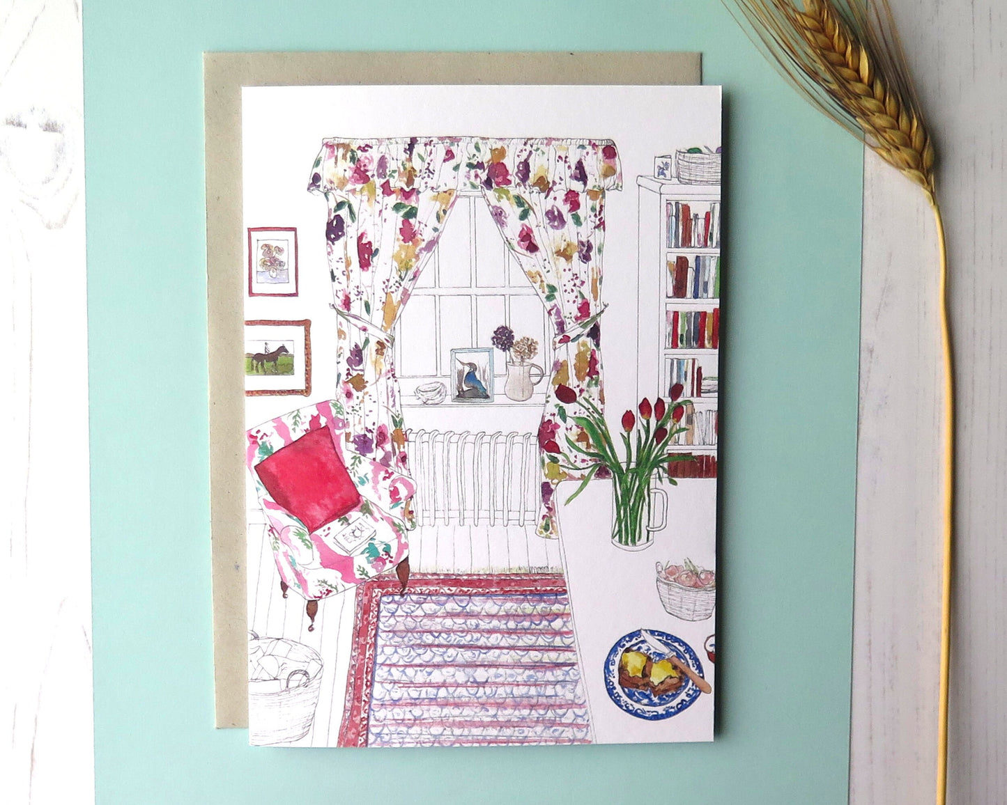 English Country Home Card
