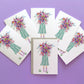 Pack of 6 Bouquet Cards