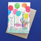 Birthday Balloons Card