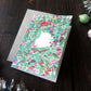 Christmas Berry Wreath Card- 15% OFF 6+