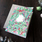 Christmas Berry Wreath Card