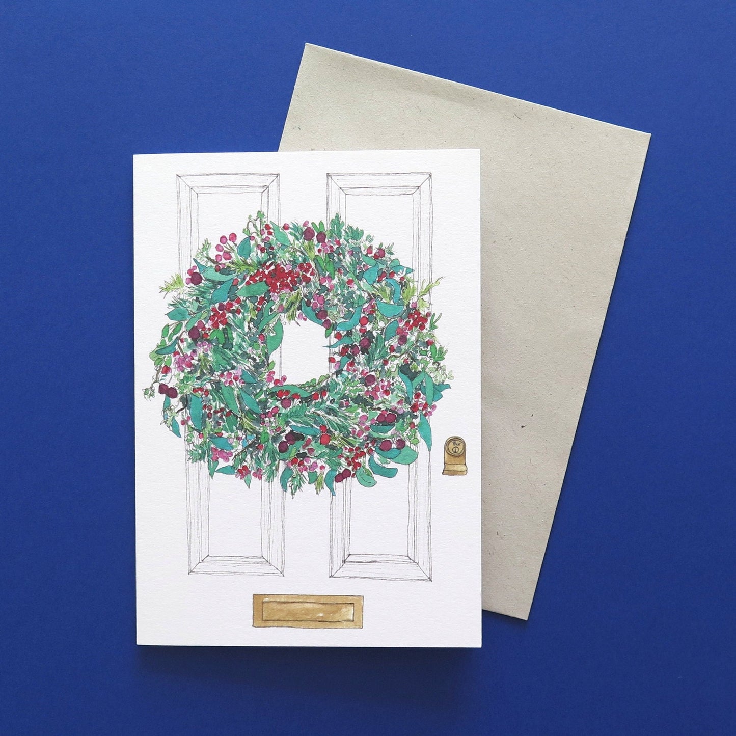 Christmas Wreath Card- 15% OFF 6+