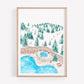 Ski Resort Art Print