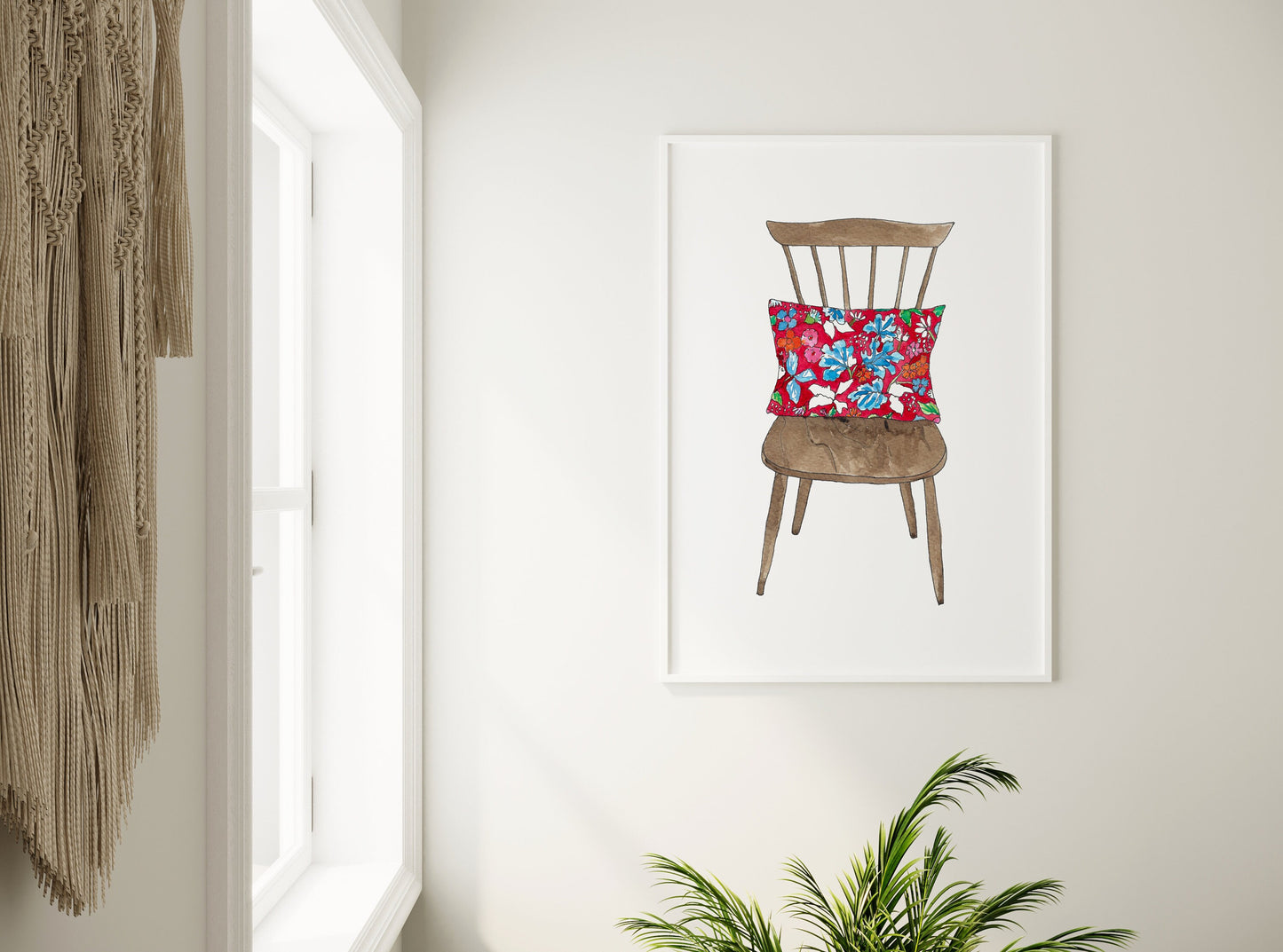 painting of chair