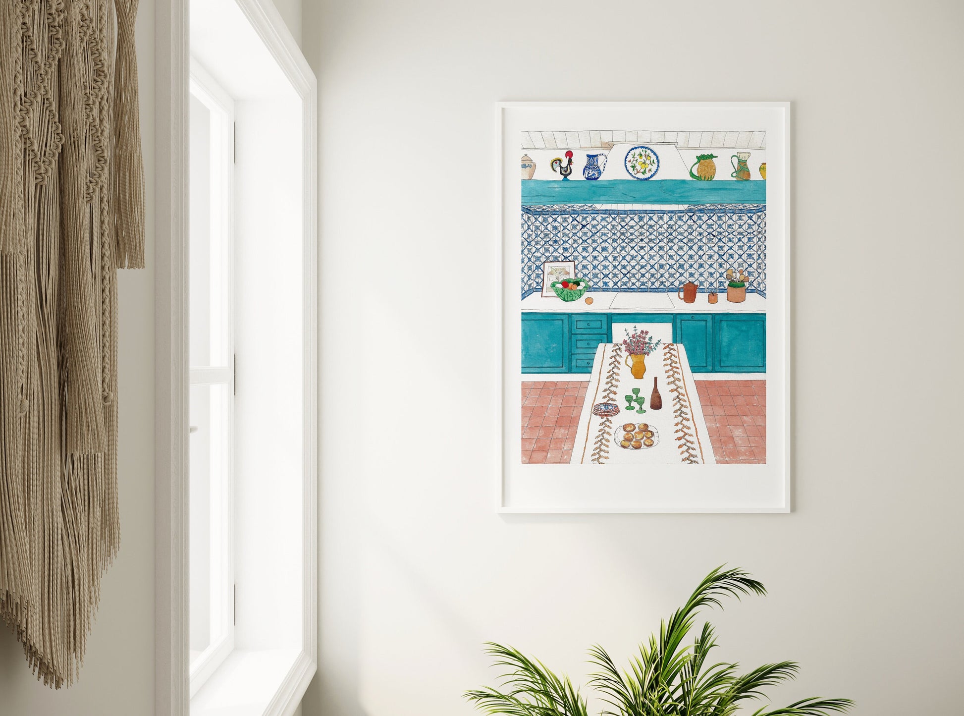 Portuguese interior art print