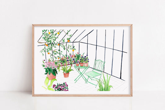 Gardener's art print