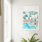 Ski Resort Art Print
