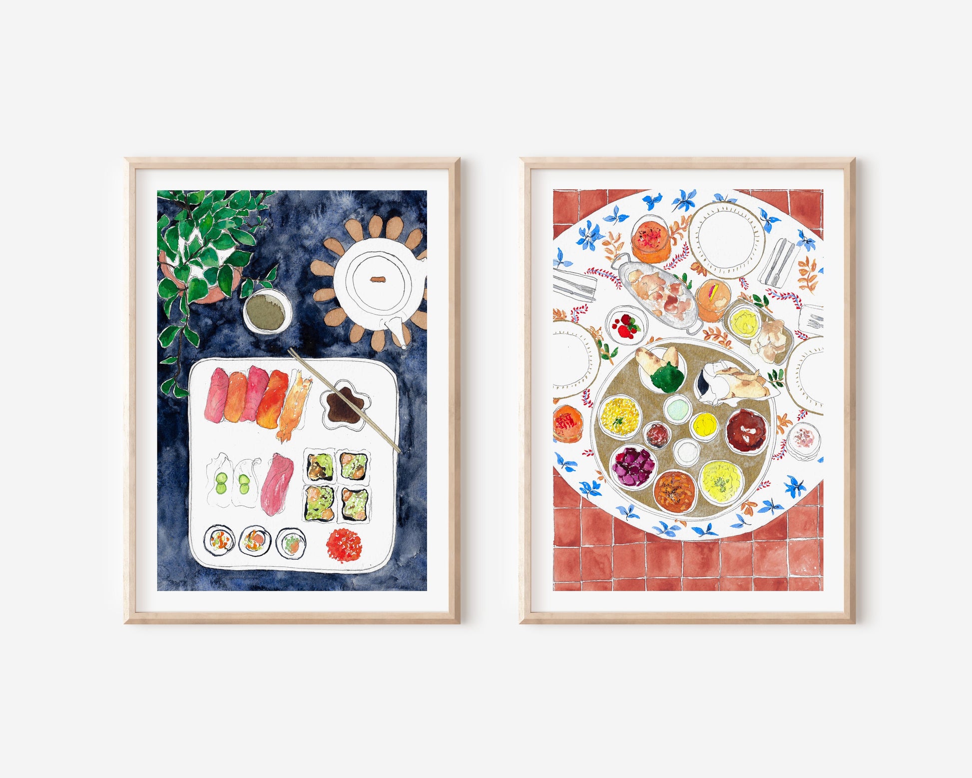 Food art prints