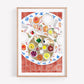 Indian food art print