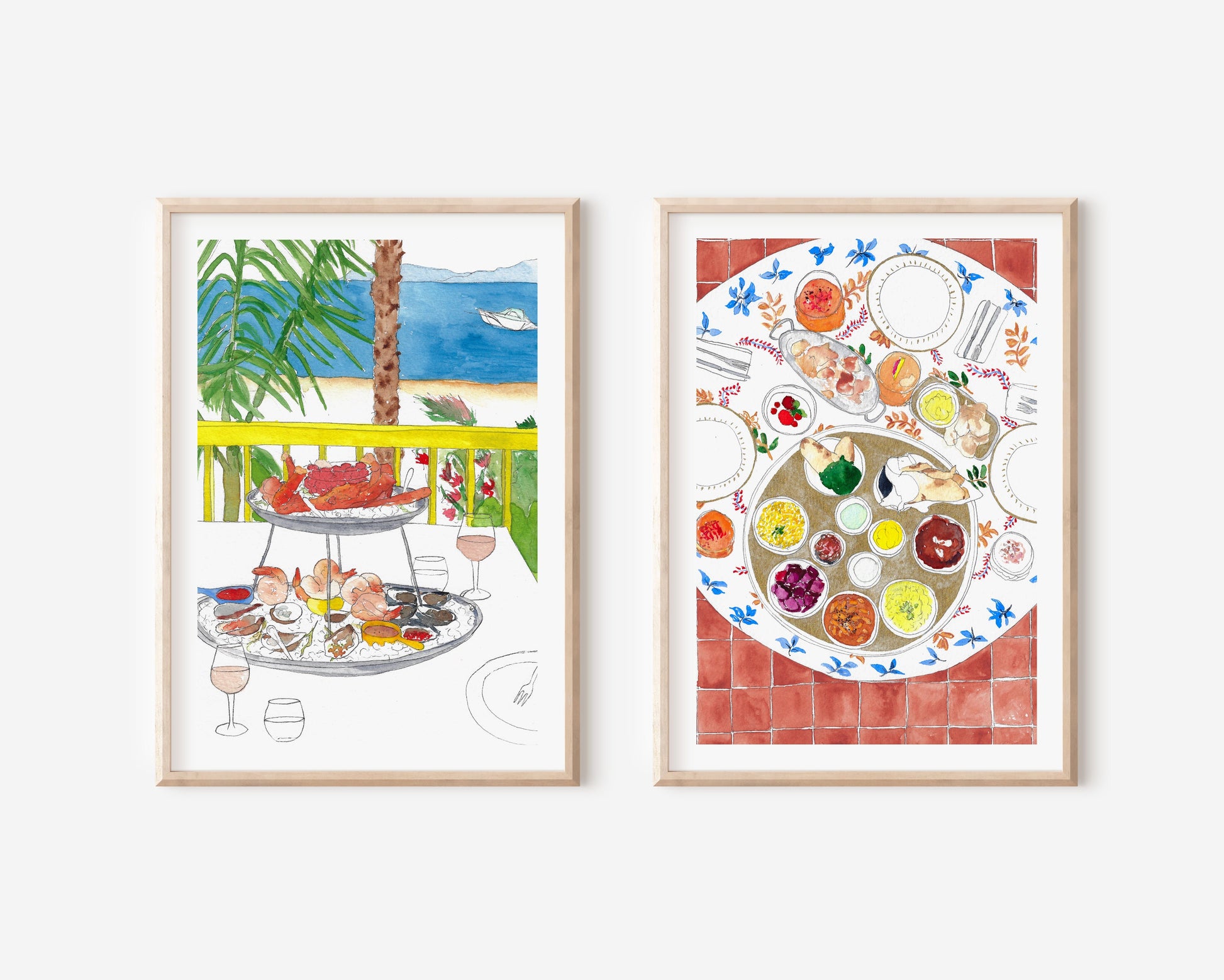Food art prints