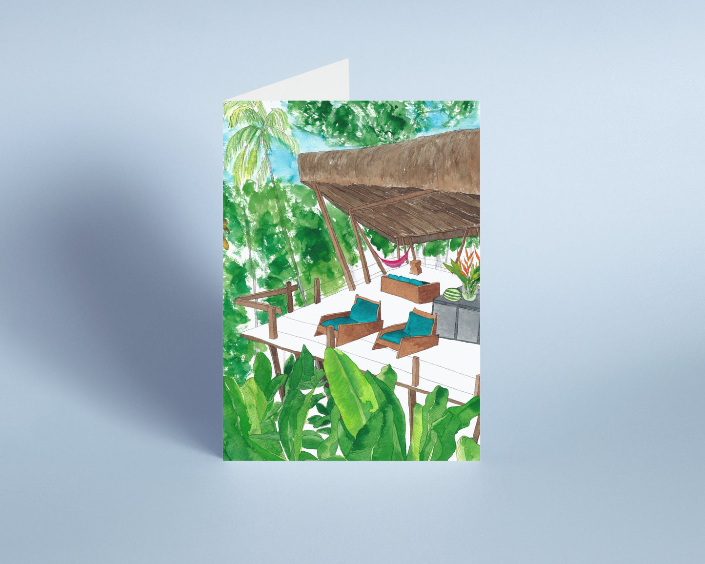 Jungle Treehouse Card