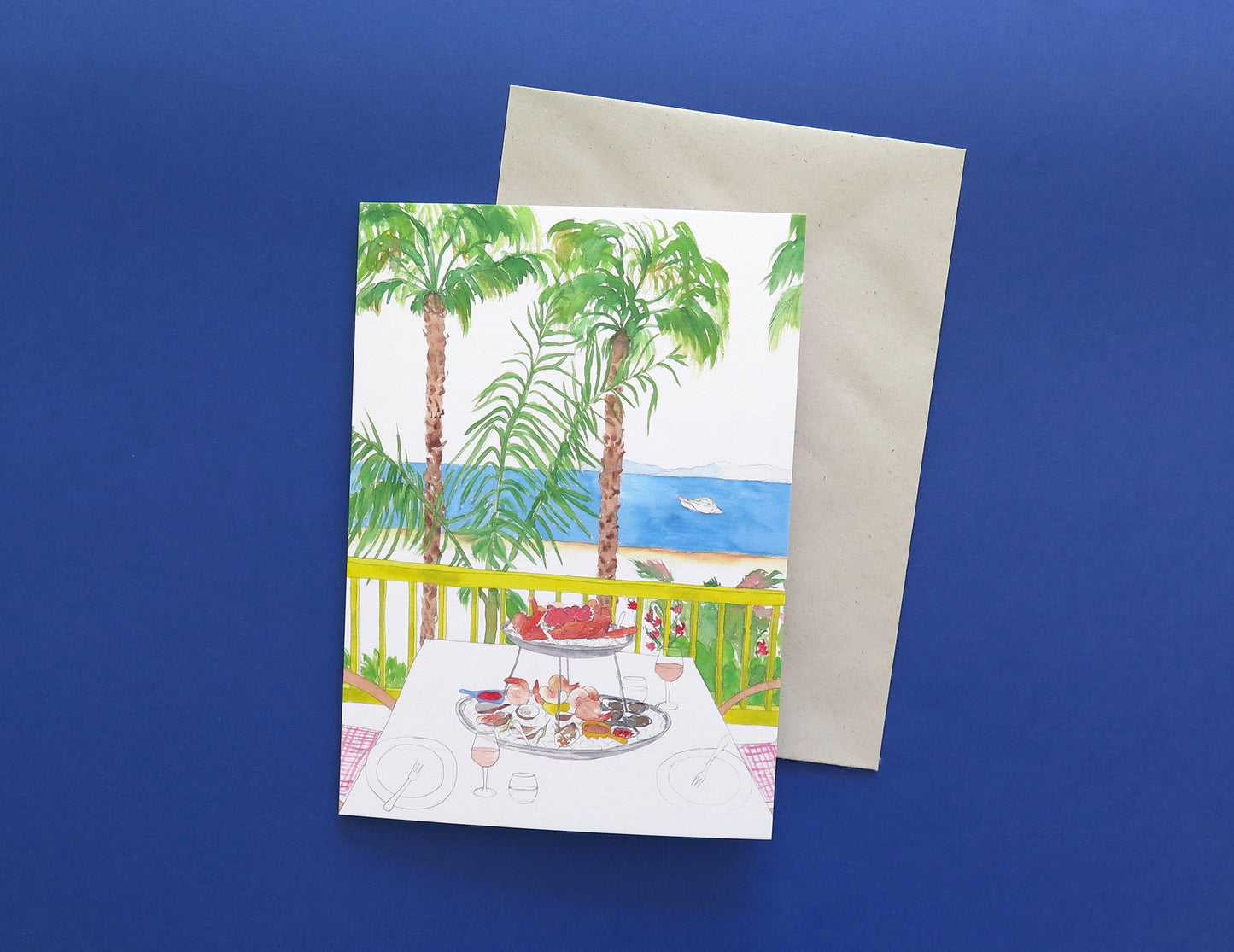 Seaside Meal Card