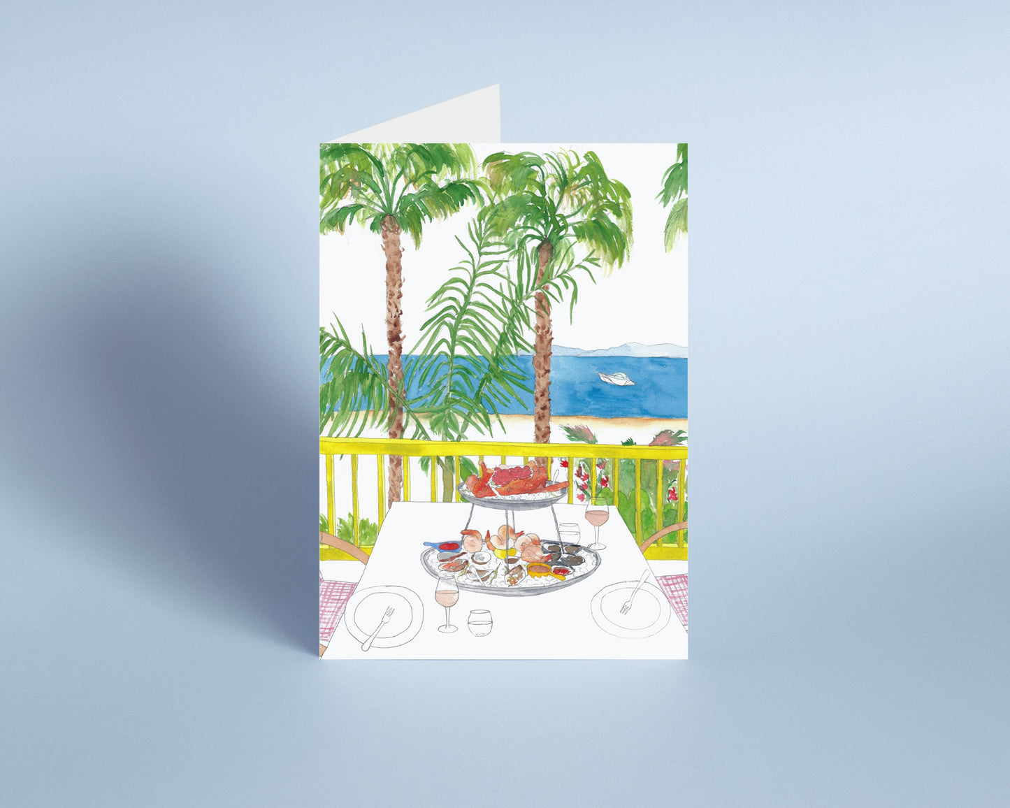 Seaside Meal Card