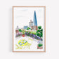 The Shard London art print