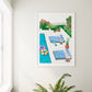 Summer holiday art print