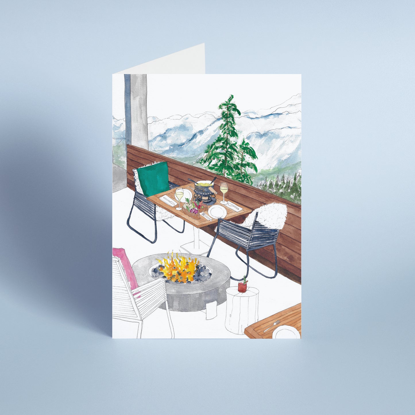 Hotel in the Alps Card