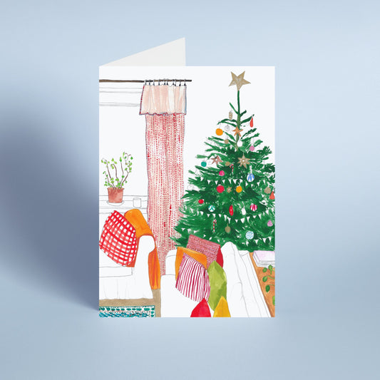 Christmas Living Room Card - 15% OFF 6+