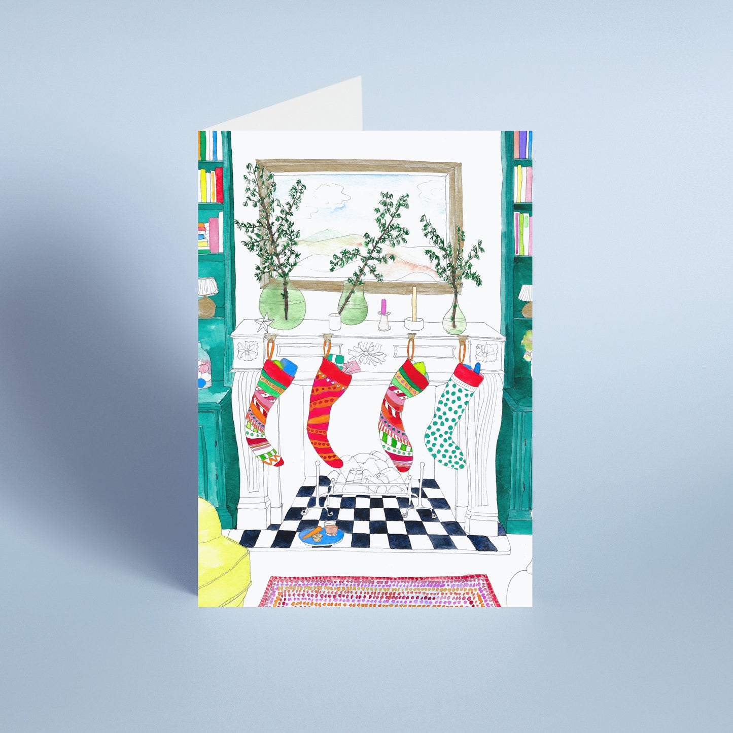 Christmas Stockings Card- 15% OFF 6+