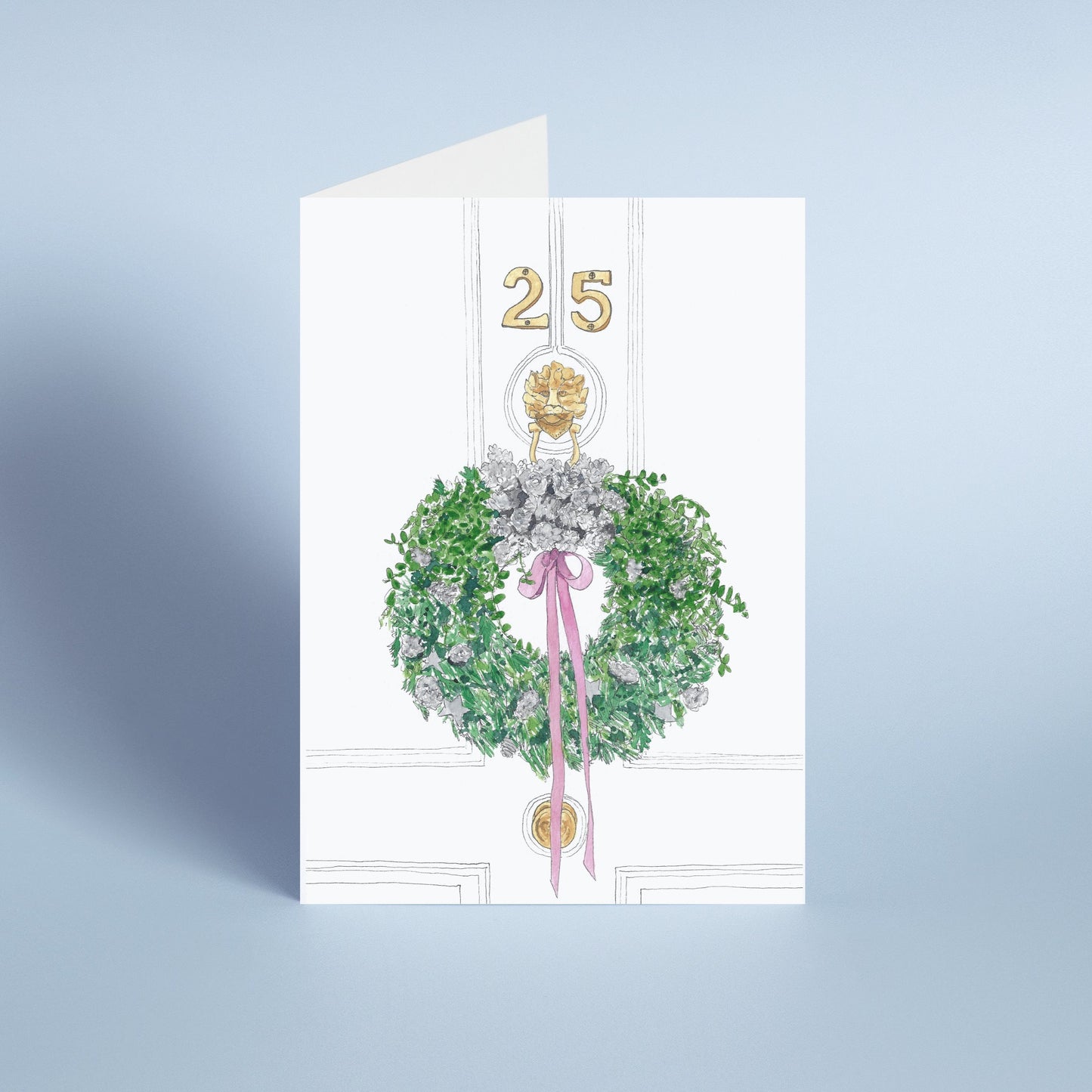 Christmas Wreath 25 Card- 15% OFF 6+